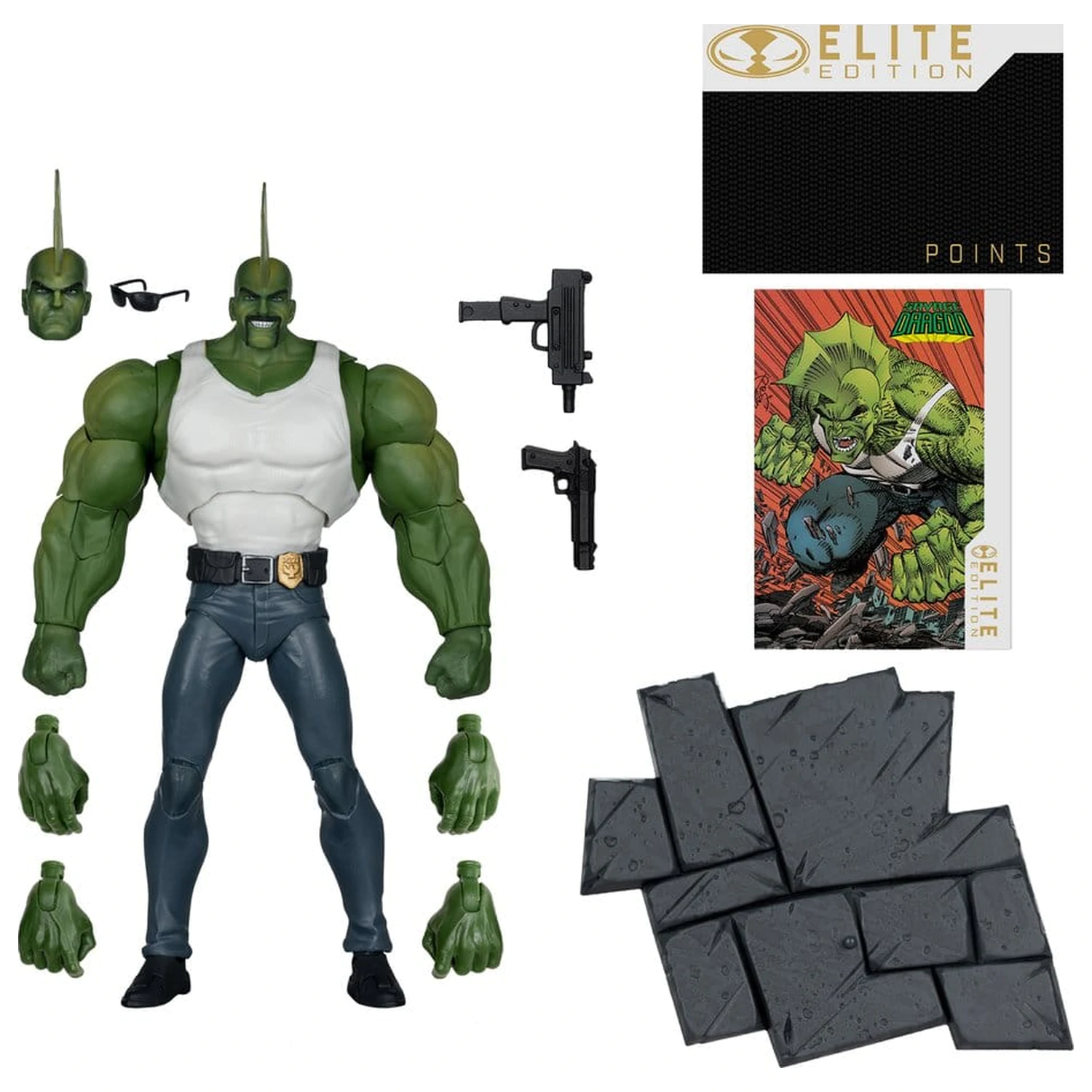 Savage Dragon Image Comics Founders Series McFarlane Elite Edition akciófigura Dragon 20 cm termékfotó