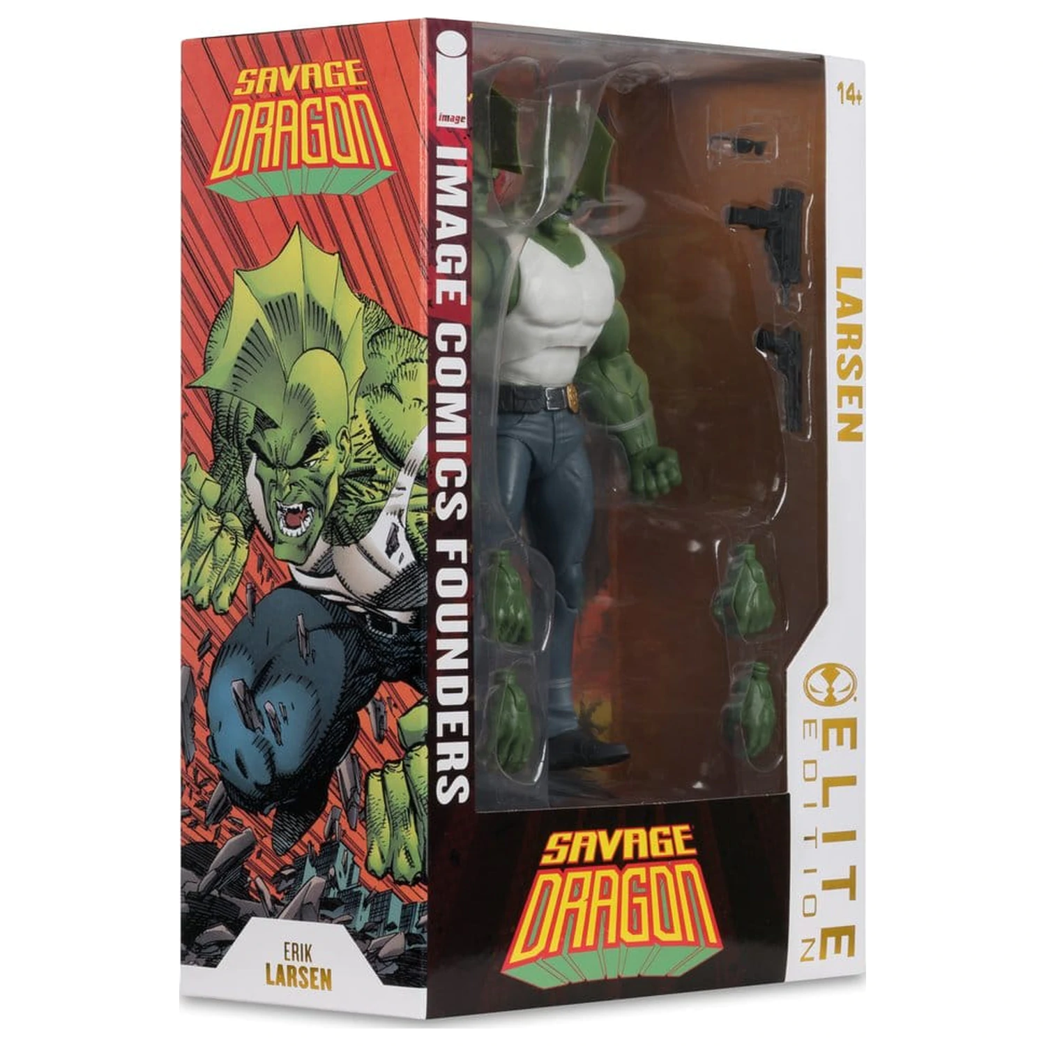 Savage Dragon Image Comics Founders Series McFarlane Elite Edition akciófigura Dragon 20 cm termékfotó