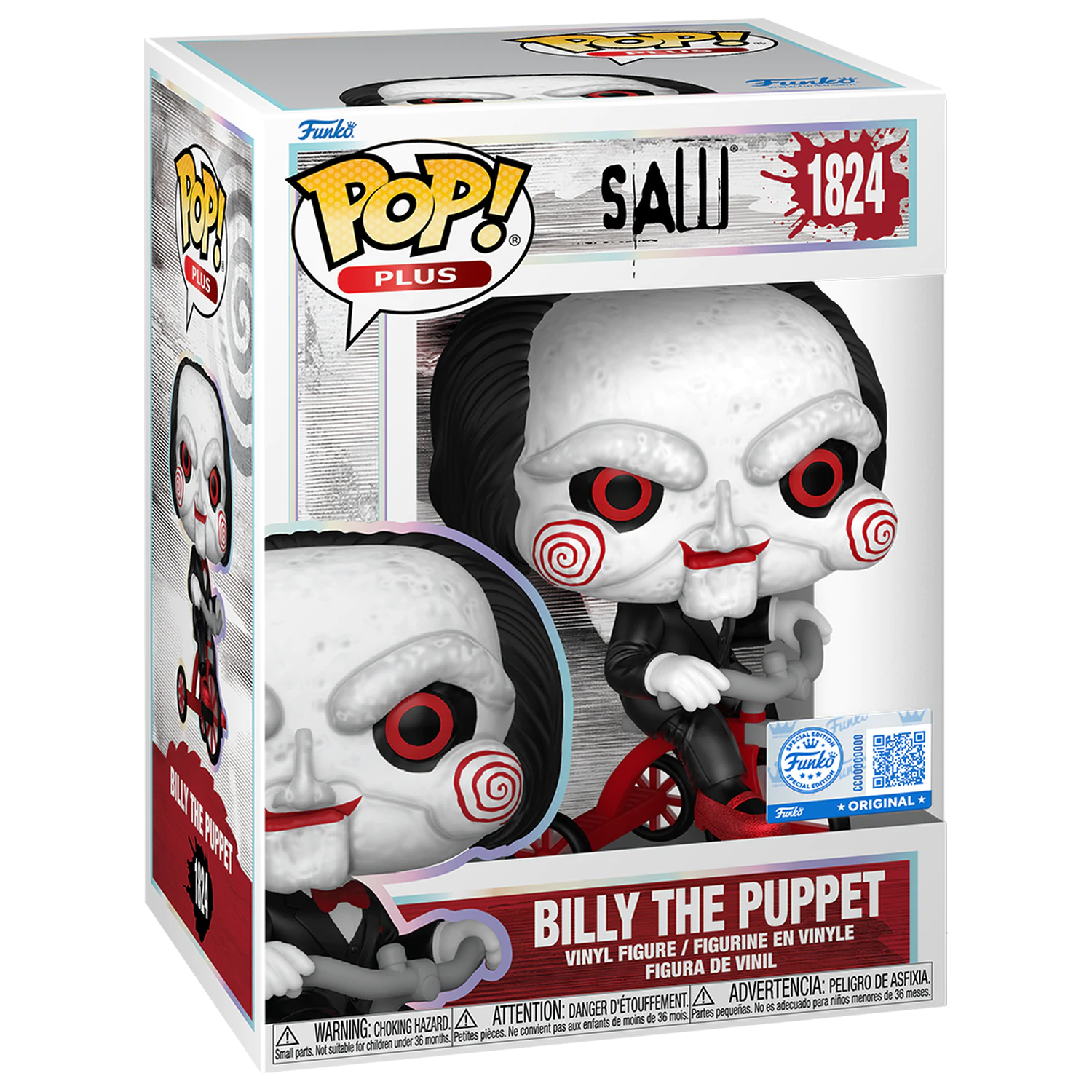 Saw Funko POP! Plus Vinyl figura Billy on Tricycle Exclusive Edition 9 cm termékfotó