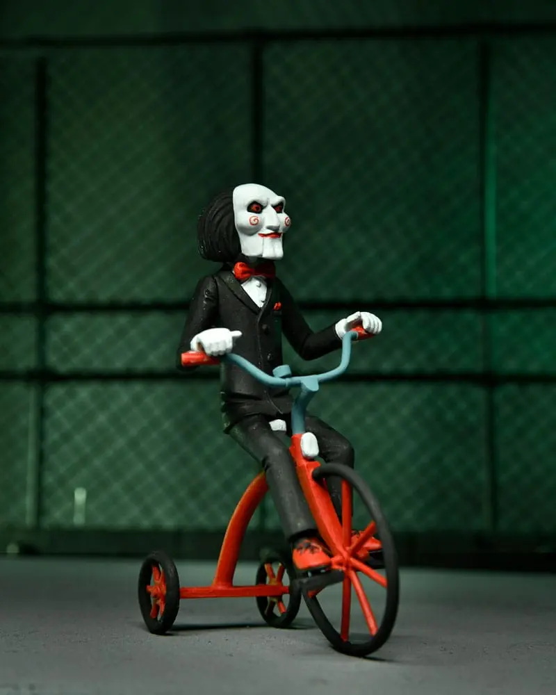 Saw Toony Terrors Jigsaw Killer & Billy Tricycle Boxed figura csomag 15 cm termékfotó