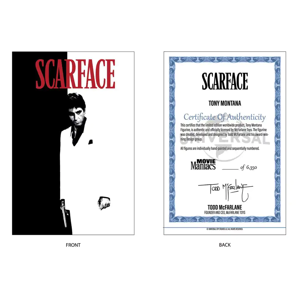 Scarface Movie Maniacs Tony Montana PVC szobor figura 17 cm termékfotó