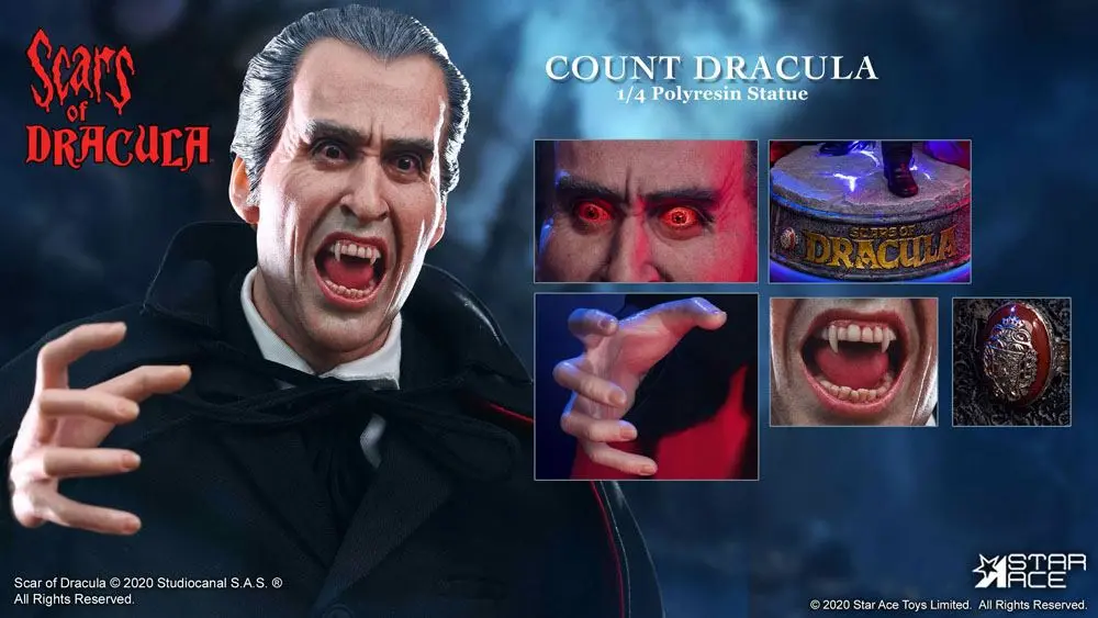 Scars of Dracula 1/4 Count Dracula 2.0 DX Version szobor figura 53 cm termékfotó