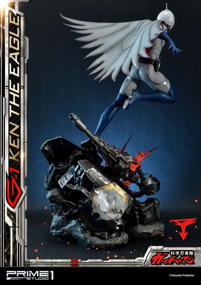 Science Ninja Team Gatchaman 1/4 G-1 Ken the Eagle szobor figura 73 cm termékfotó