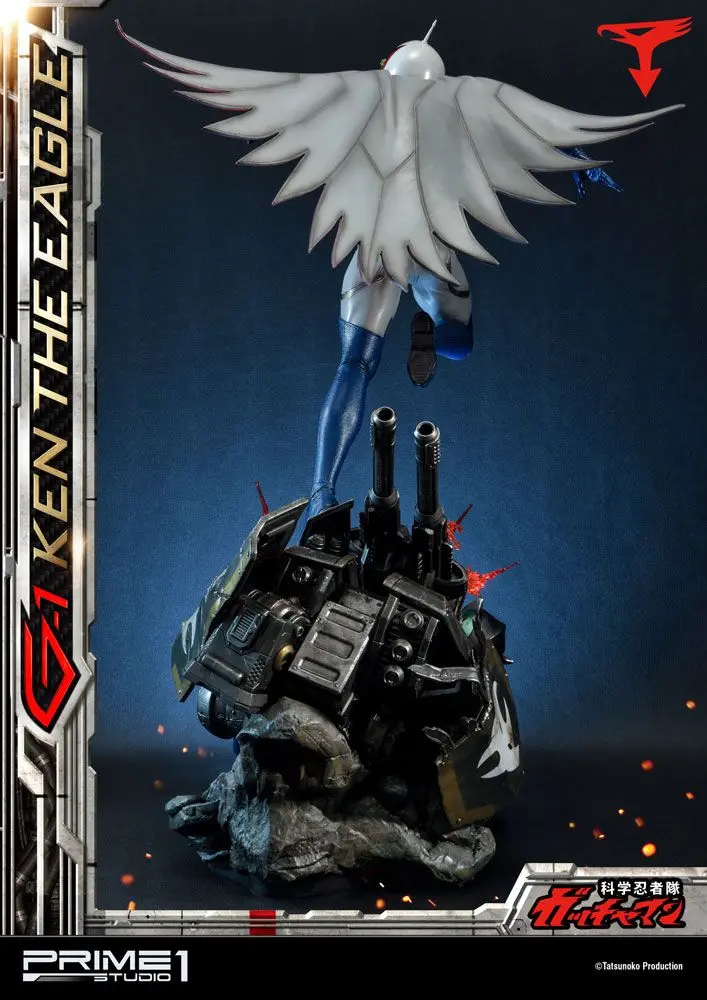 Science Ninja Team Gatchaman 1/4 G-1 Ken the Eagle szobor figura 73 cm termékfotó