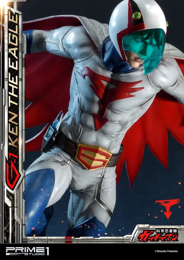 Science Ninja Team Gatchaman 1/4 G-1 Ken the Eagle szobor figura 73 cm termékfotó