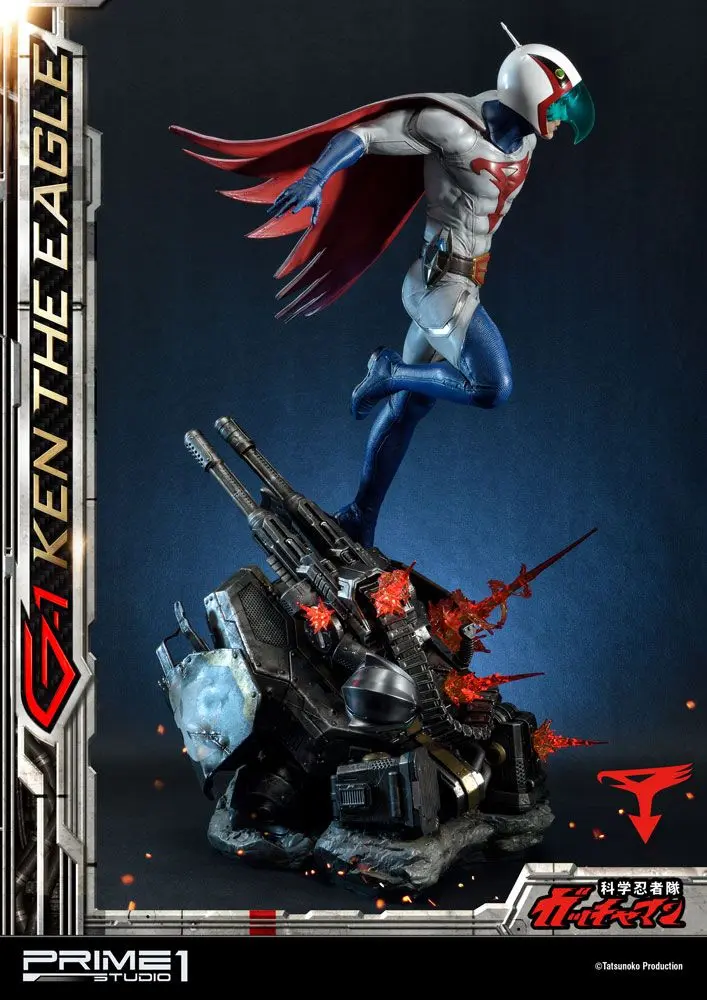 Science Ninja Team Gatchaman 1/4 G-1 Ken the Eagle szobor figura 73 cm termékfotó
