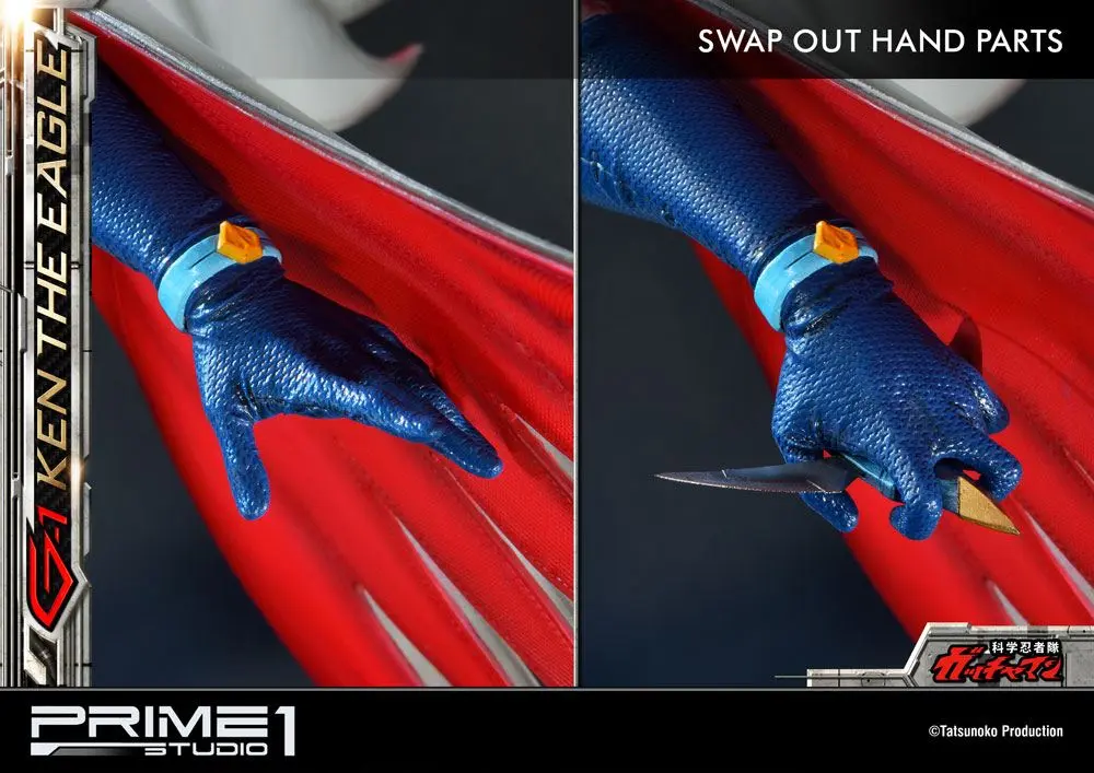 Science Ninja Team Gatchaman 1/4 G-1 Ken the Eagle szobor figura 73 cm termékfotó