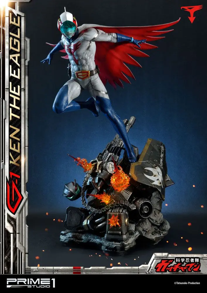 Science Ninja Team Gatchaman 1/4 G-1 Ken the Eagle szobor figura 73 cm termékfotó