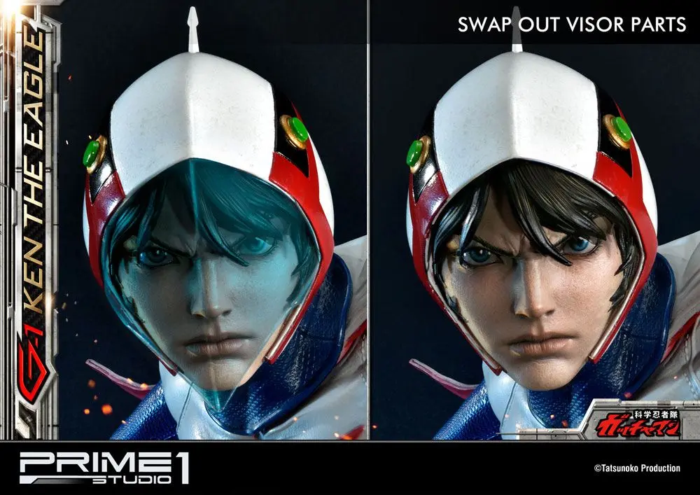 Science Ninja Team Gatchaman 1/4 G-1 Ken the Eagle szobor figura 73 cm termékfotó
