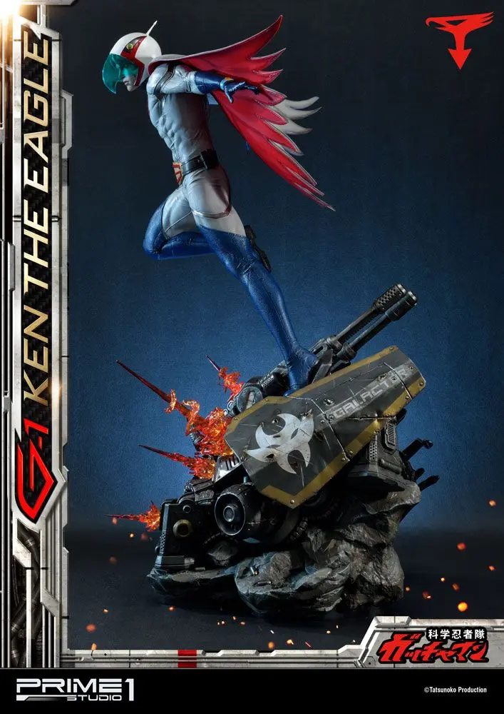 Science Ninja Team Gatchaman 1/4 G-1 Ken the Eagle szobor figura 73 cm termékfotó