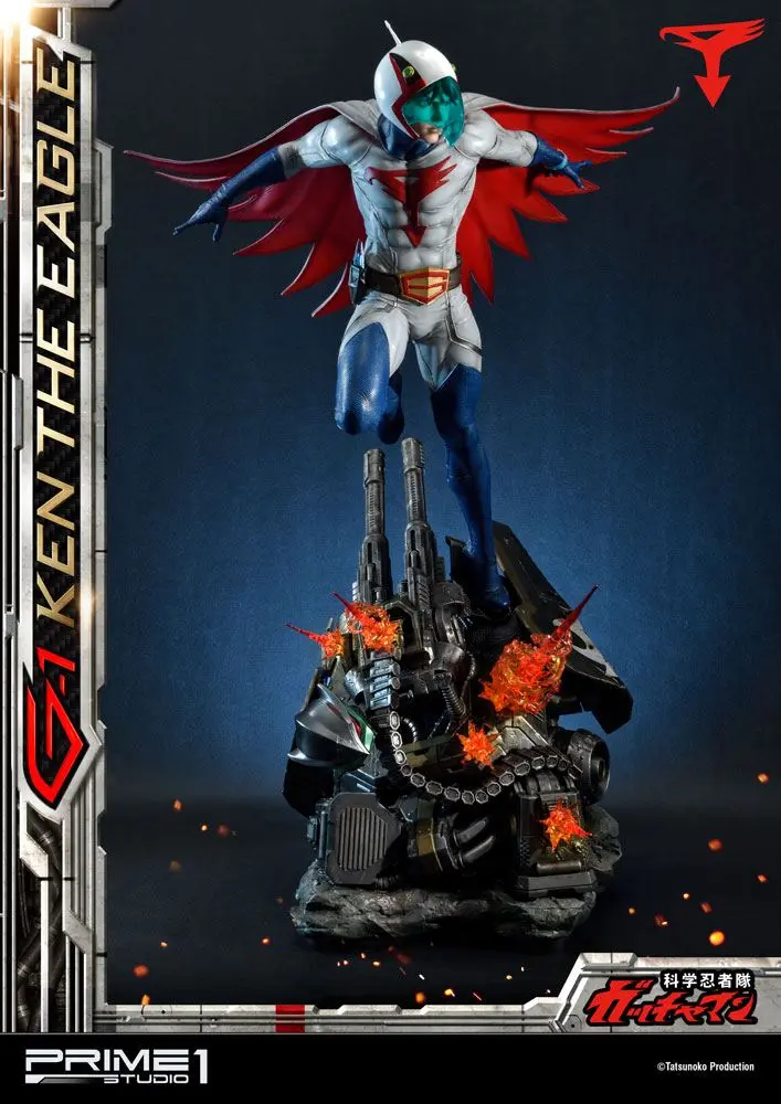 Science Ninja Team Gatchaman 1/4 G-1 Ken the Eagle szobor figura 73 cm termékfotó