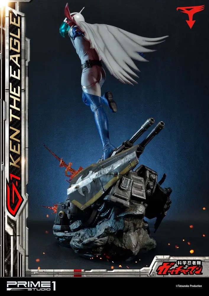 Science Ninja Team Gatchaman 1/4 G-1 Ken the Eagle szobor figura 73 cm termékfotó