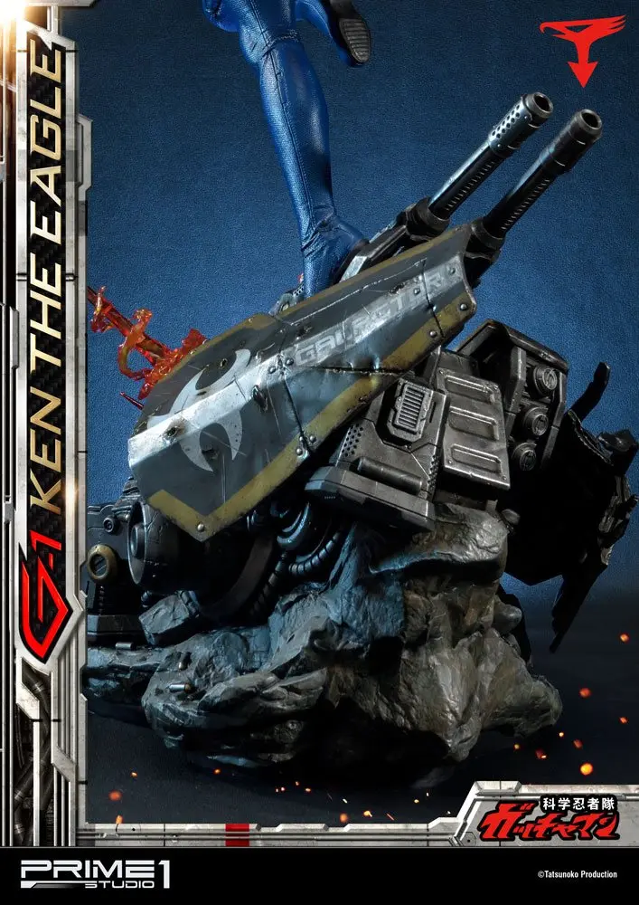 Science Ninja Team Gatchaman 1/4 G-1 Ken the Eagle szobor figura 73 cm termékfotó
