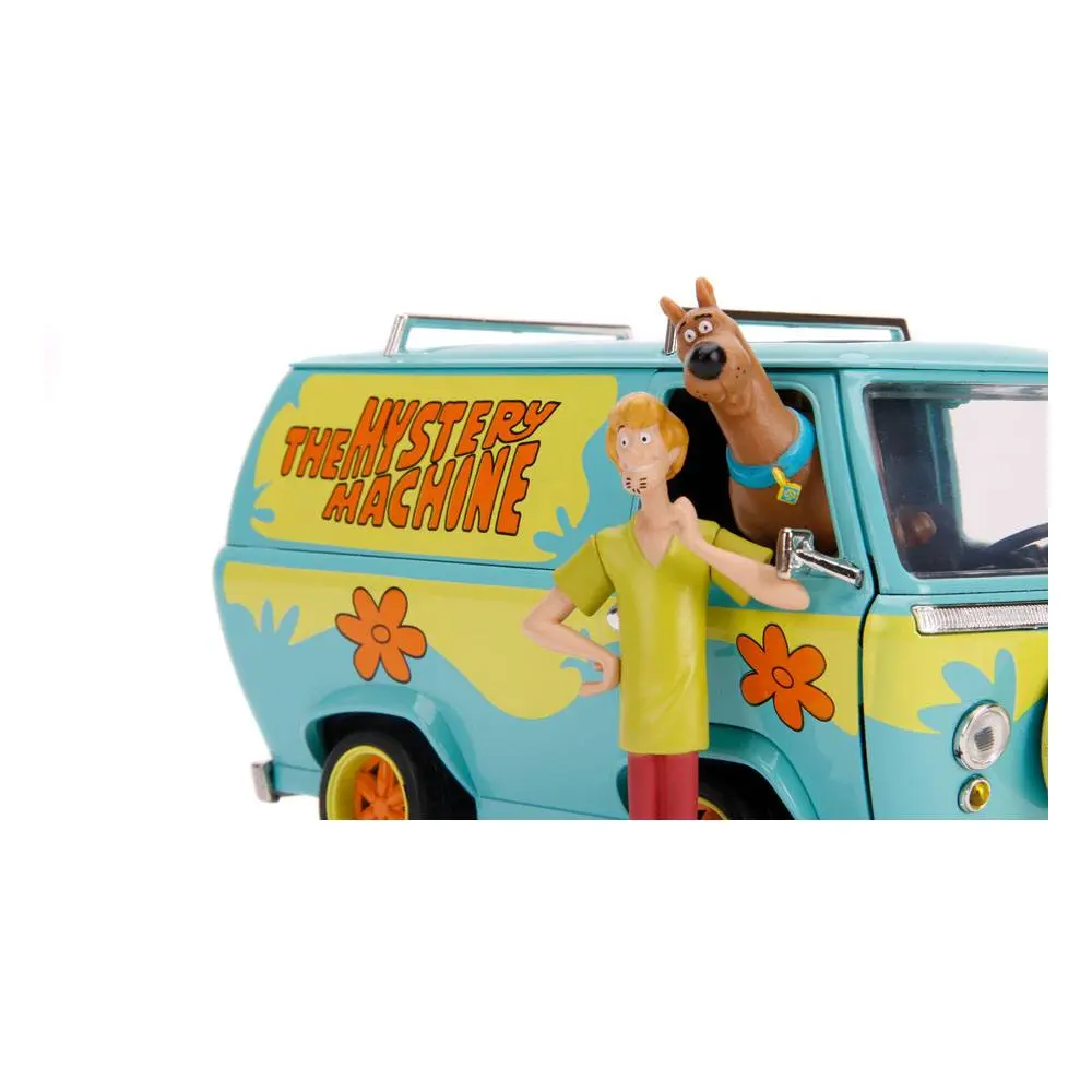 Scooby Doo Hollywood Rides Diecast Model 1/24 Mystery Van figurákkal termékfotó