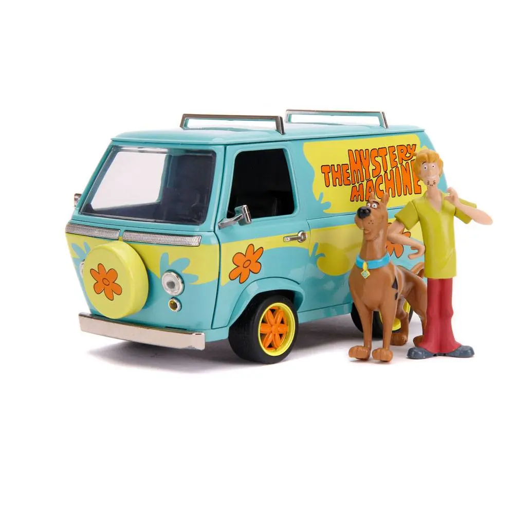 Scooby Doo Hollywood Rides Diecast Model 1/24 Mystery Van figurákkal termékfotó