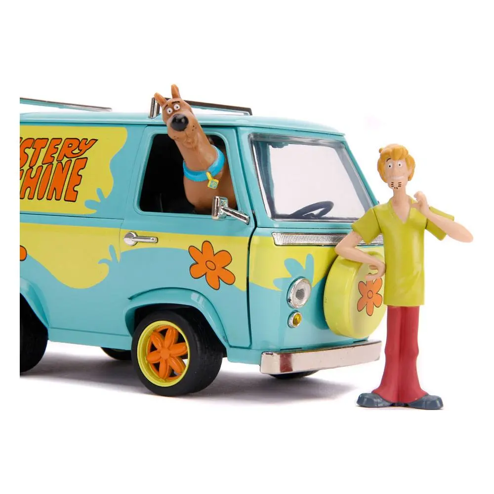 Scooby Doo Hollywood Rides Diecast Model 1/24 Mystery Van figurákkal termékfotó