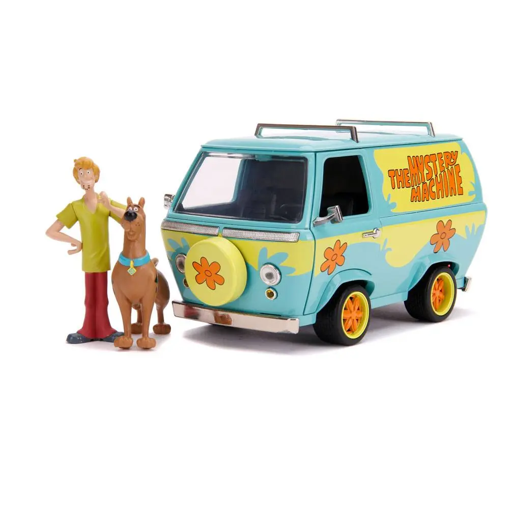 Scooby Doo Hollywood Rides Diecast Model 1/24 Mystery Van figurákkal termékfotó
