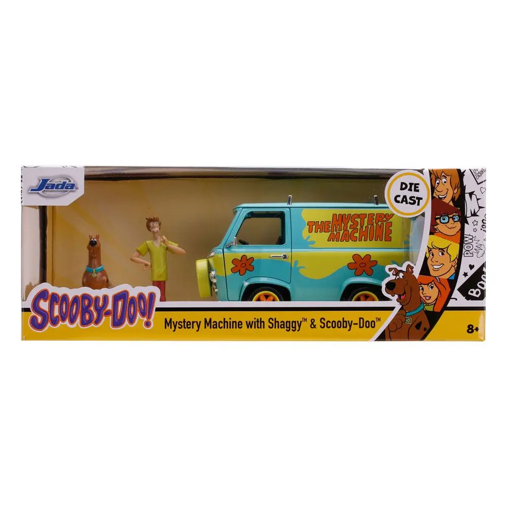Scooby Doo Hollywood Rides Diecast Model 1/24 Mystery Van figurákkal termékfotó