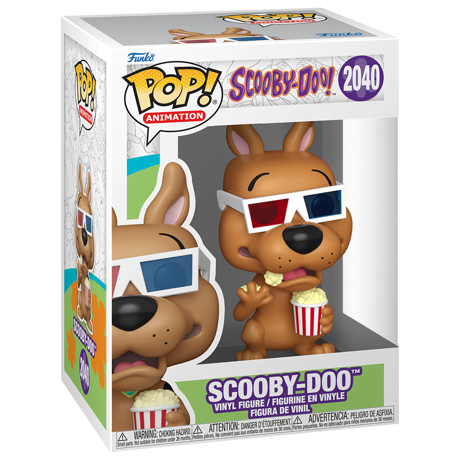 Scooby Doo Pop! Animation Vinyl figura Scooby Doo 9 cm termékfotó