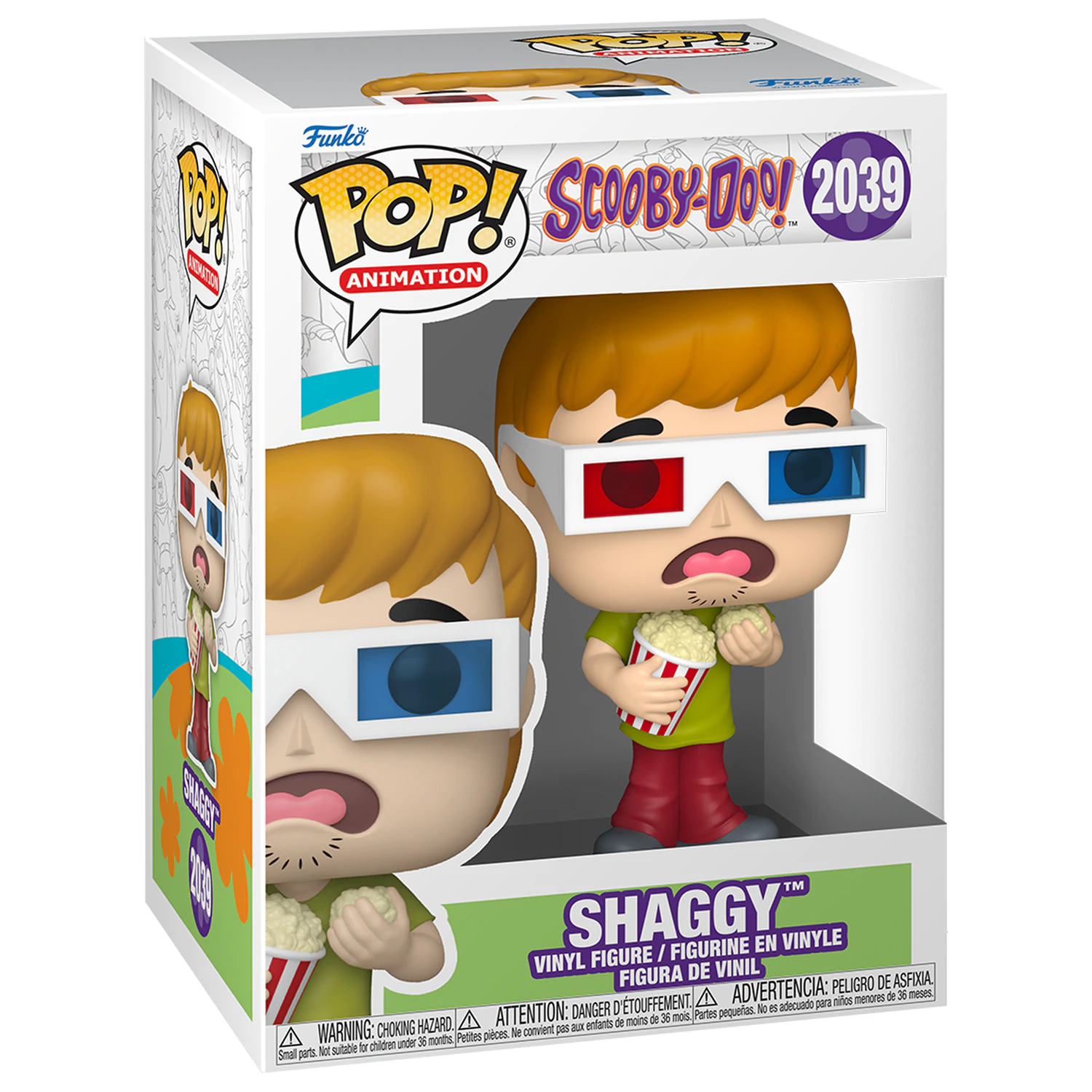 Scooby Doo Pop! Animation Vinyl figura Shaggy 9 cm termékfotó
