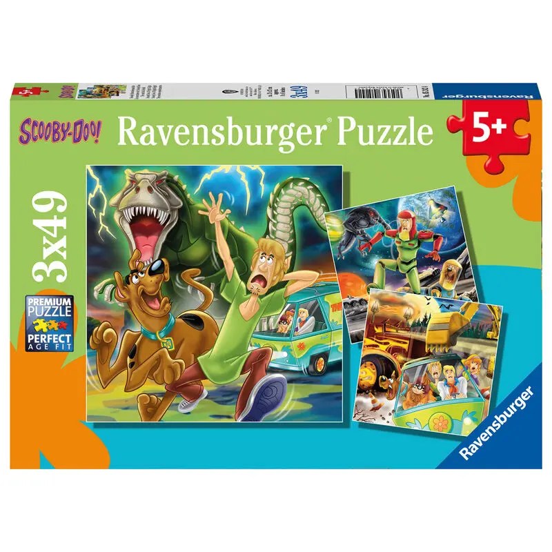 Scooby Doo puzzle 3x49 db-os termékfotó
