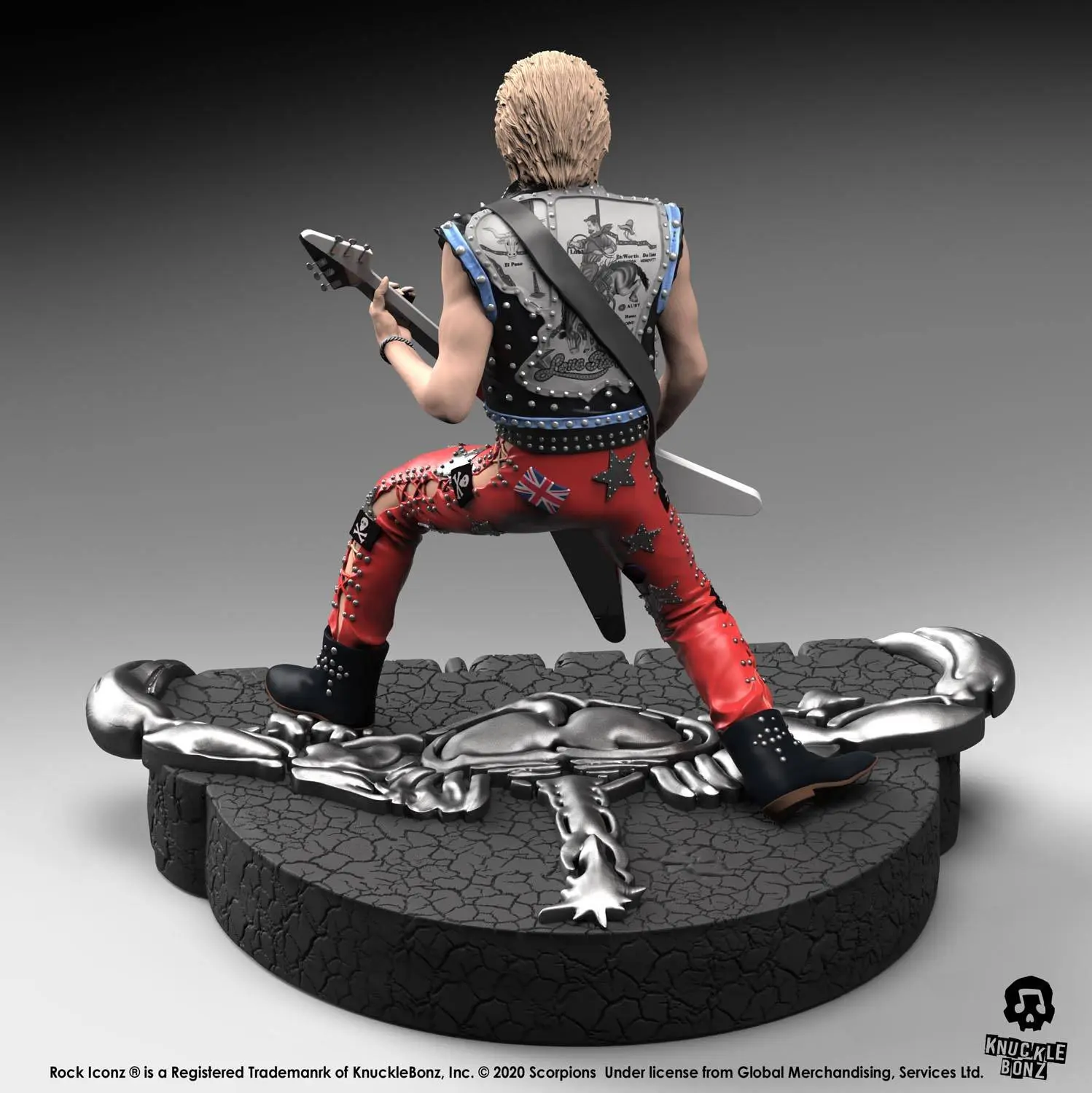 Scorpions Rock Iconz Rudolf Schenker szobor figura Limitált kiadás 22 cm termékfotó