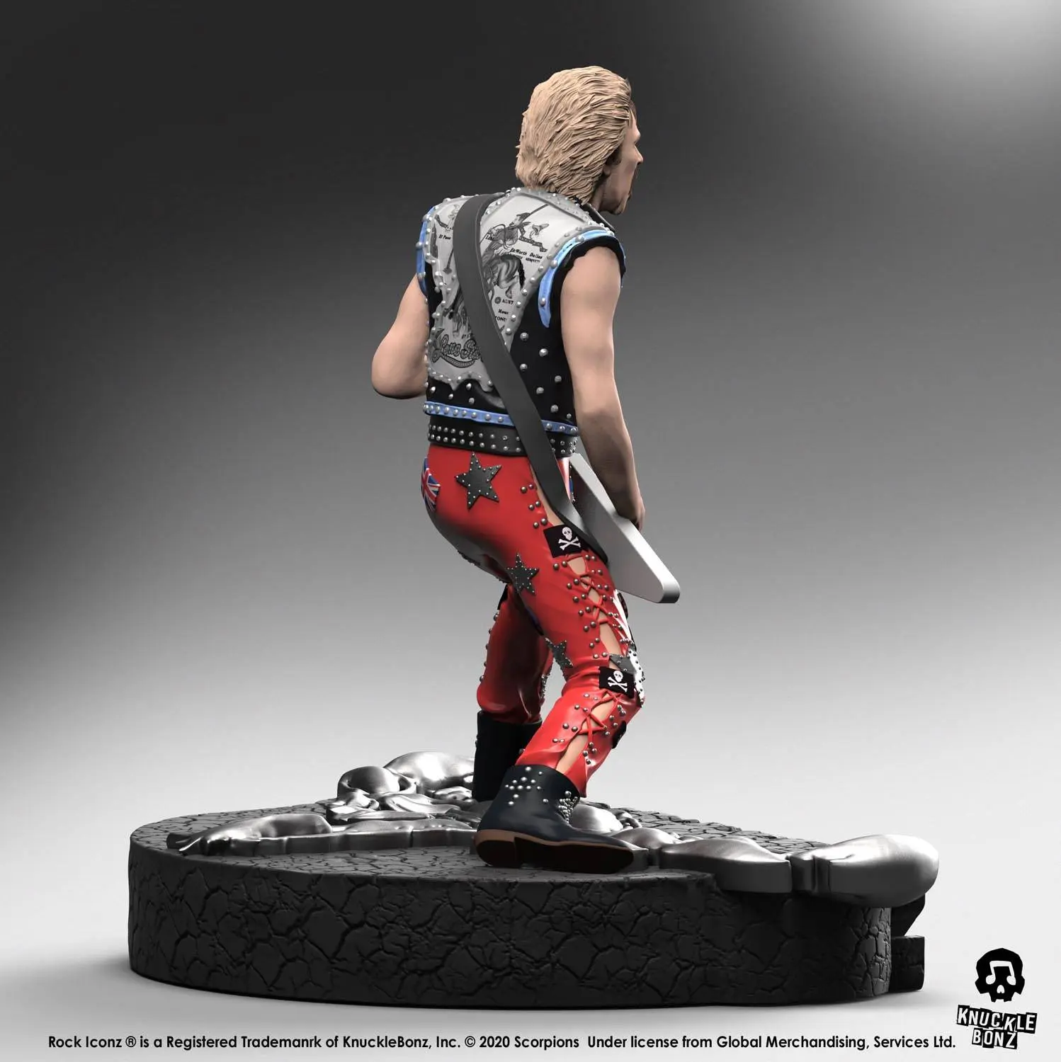 Scorpions Rock Iconz Rudolf Schenker szobor figura Limitált kiadás 22 cm termékfotó