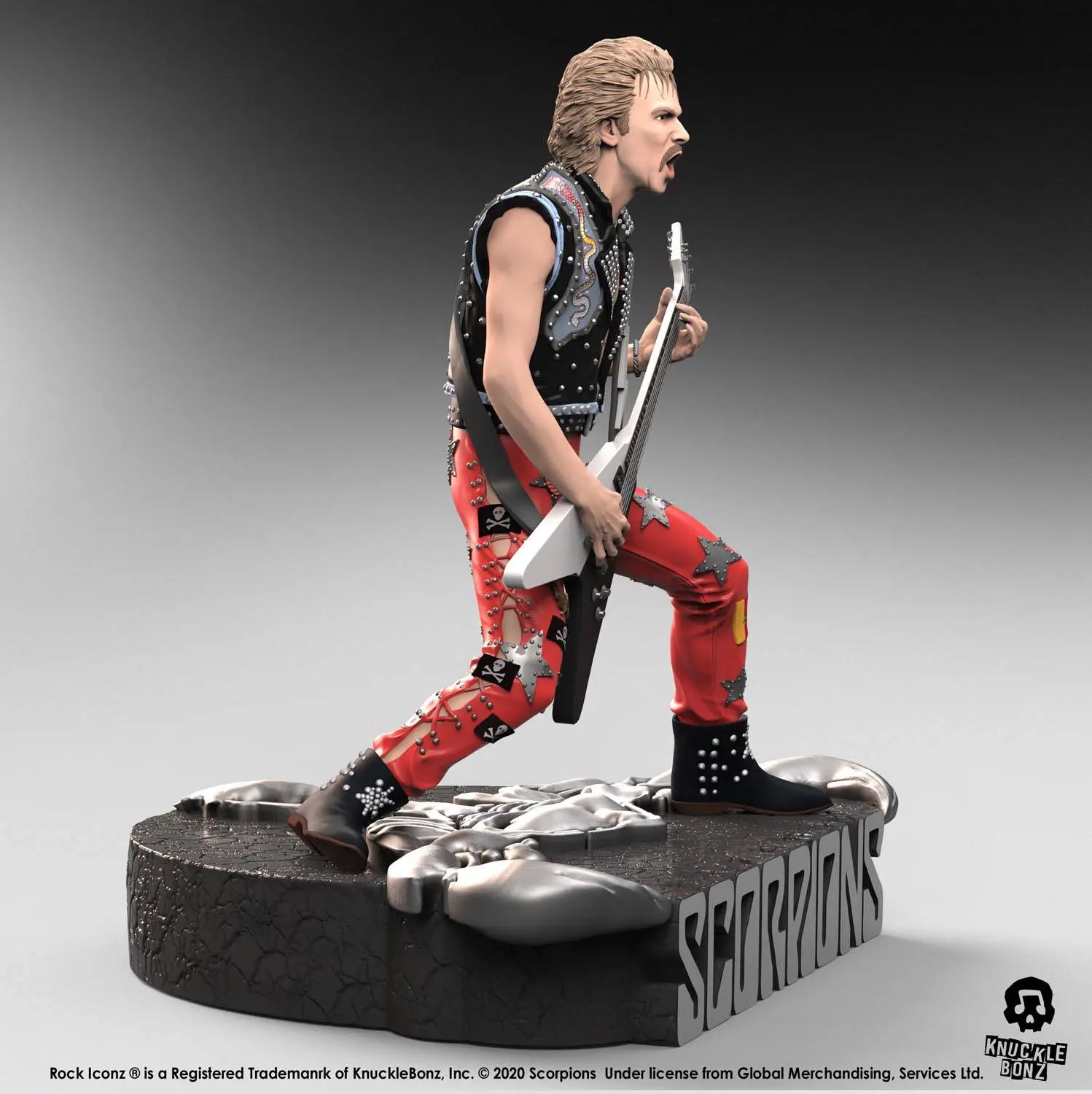 Scorpions Rock Iconz Rudolf Schenker szobor figura Limitált kiadás 22 cm termékfotó