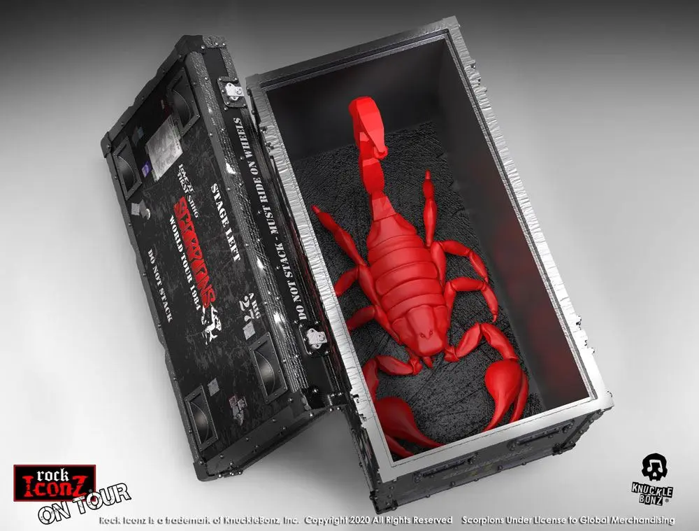 Scorpions Rock Ikonz On Tour World Around Tour 1984 Road Case + Stage Backdrop termékfotó