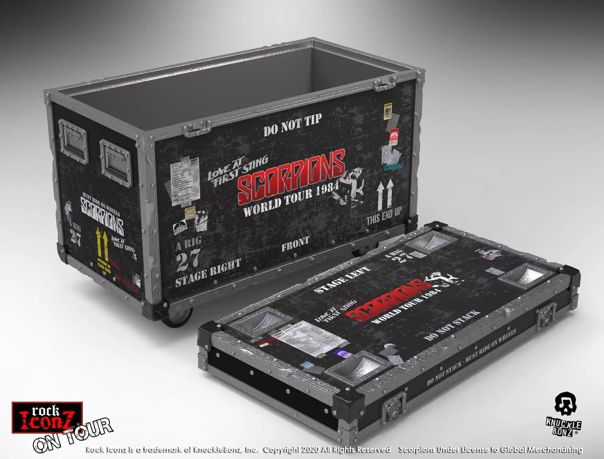 Scorpions Rock Ikonz On Tour World Around Tour 1984 Road Case + Stage Backdrop termékfotó
