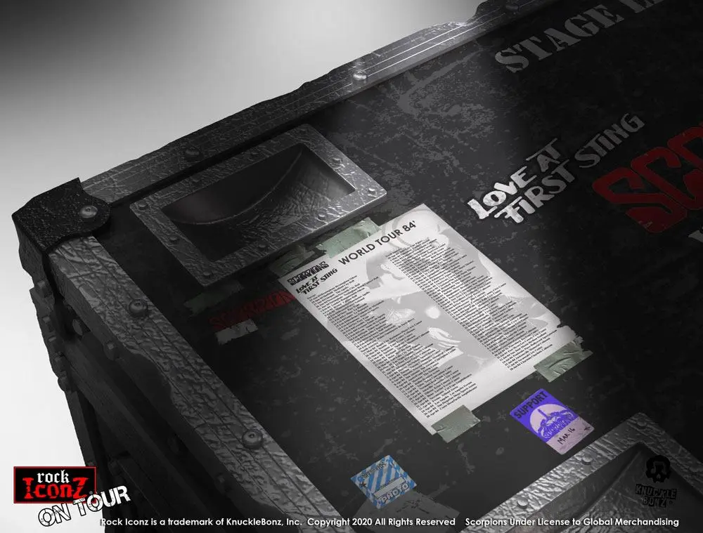 Scorpions Rock Ikonz On Tour World Around Tour 1984 Road Case + Stage Backdrop termékfotó