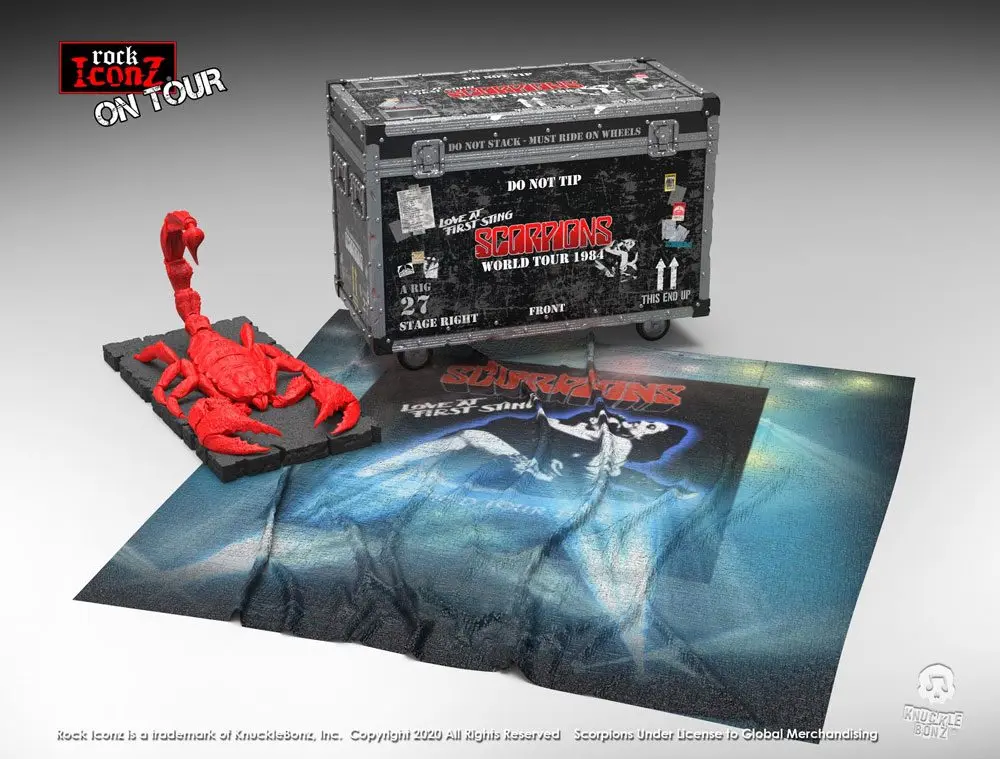 Scorpions Rock Ikonz On Tour World Around Tour 1984 Road Case + Stage Backdrop termékfotó