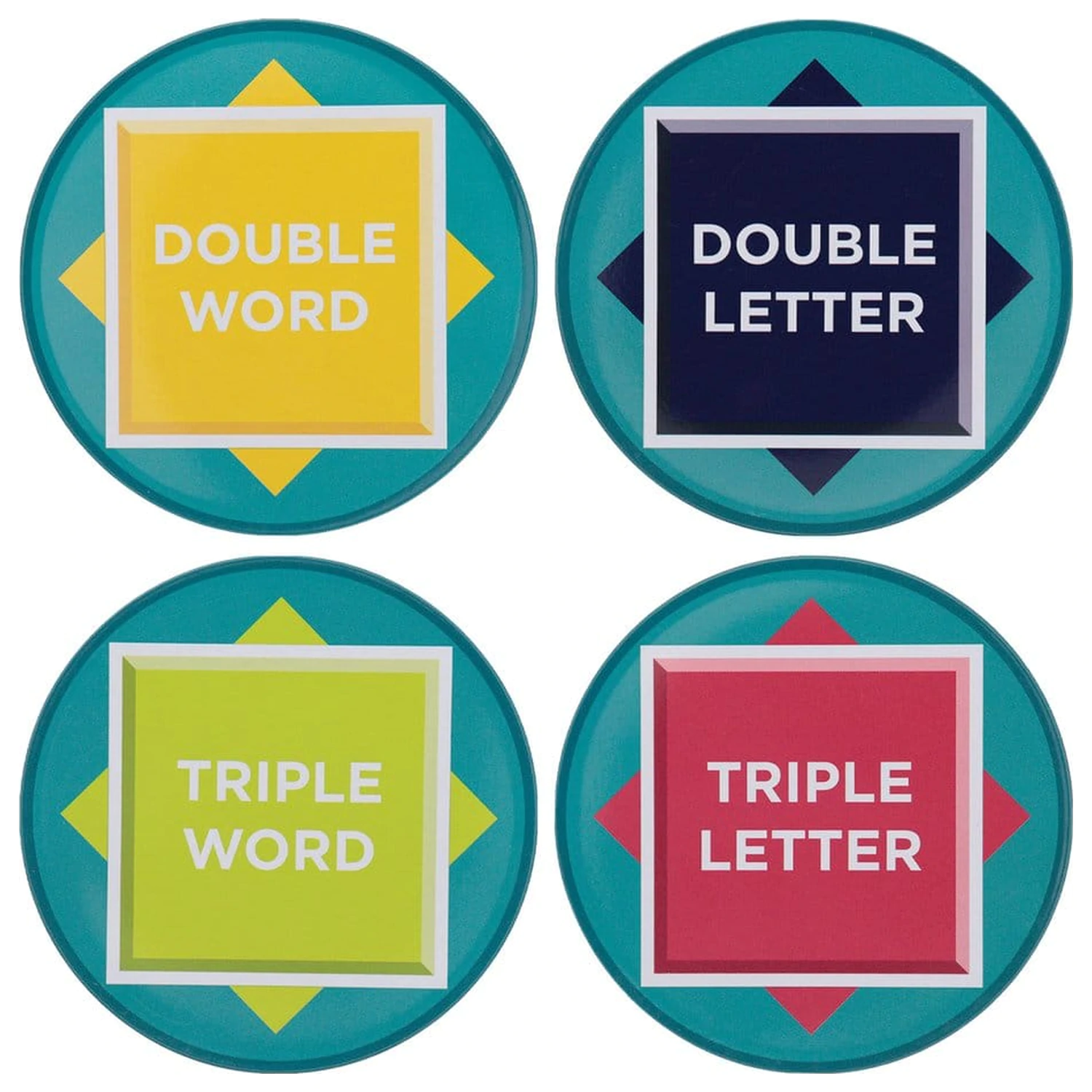 Scrabble 4 db-os poháralátét csomag  termékfotó