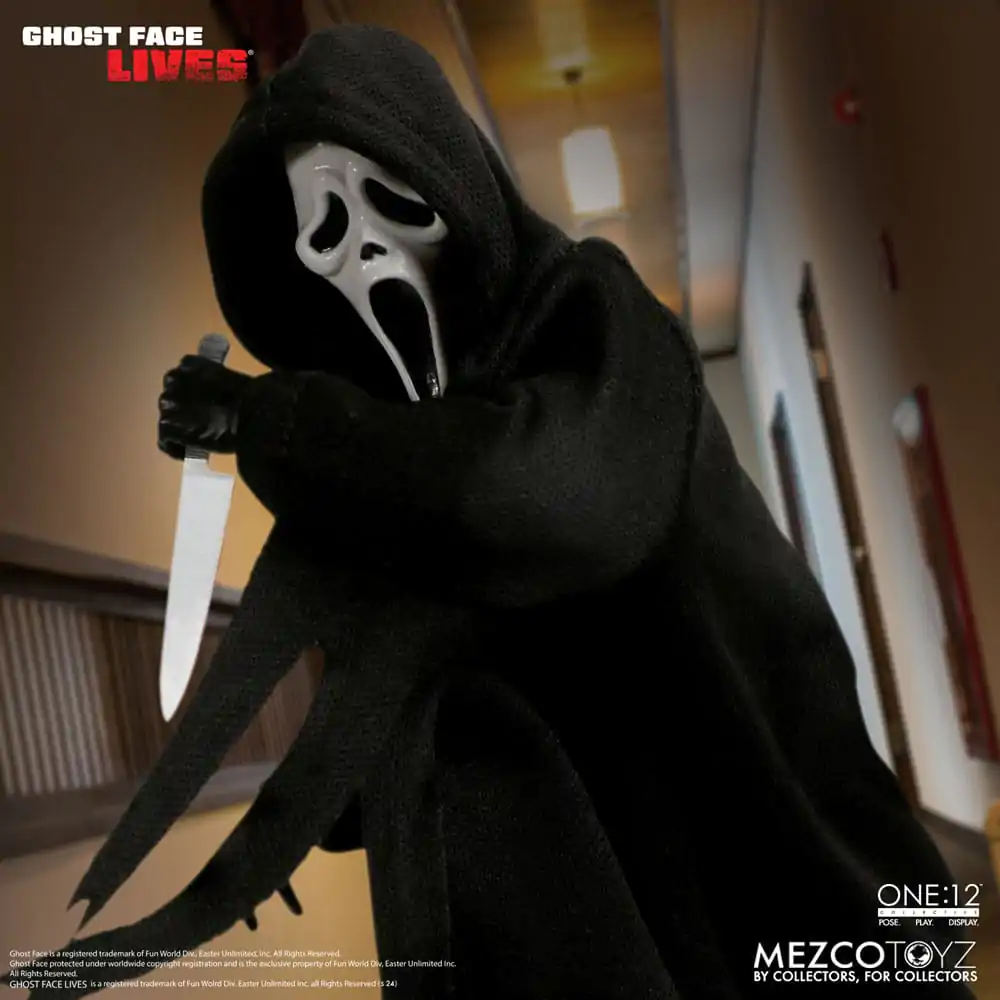 Scream 1/12 Ghost Face akciófigura 16 cm termékfotó