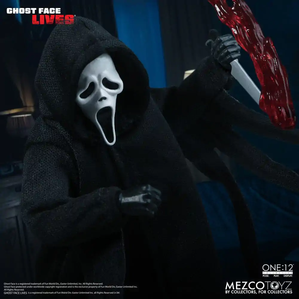 Scream 1/12 Ghost Face akciófigura 16 cm termékfotó