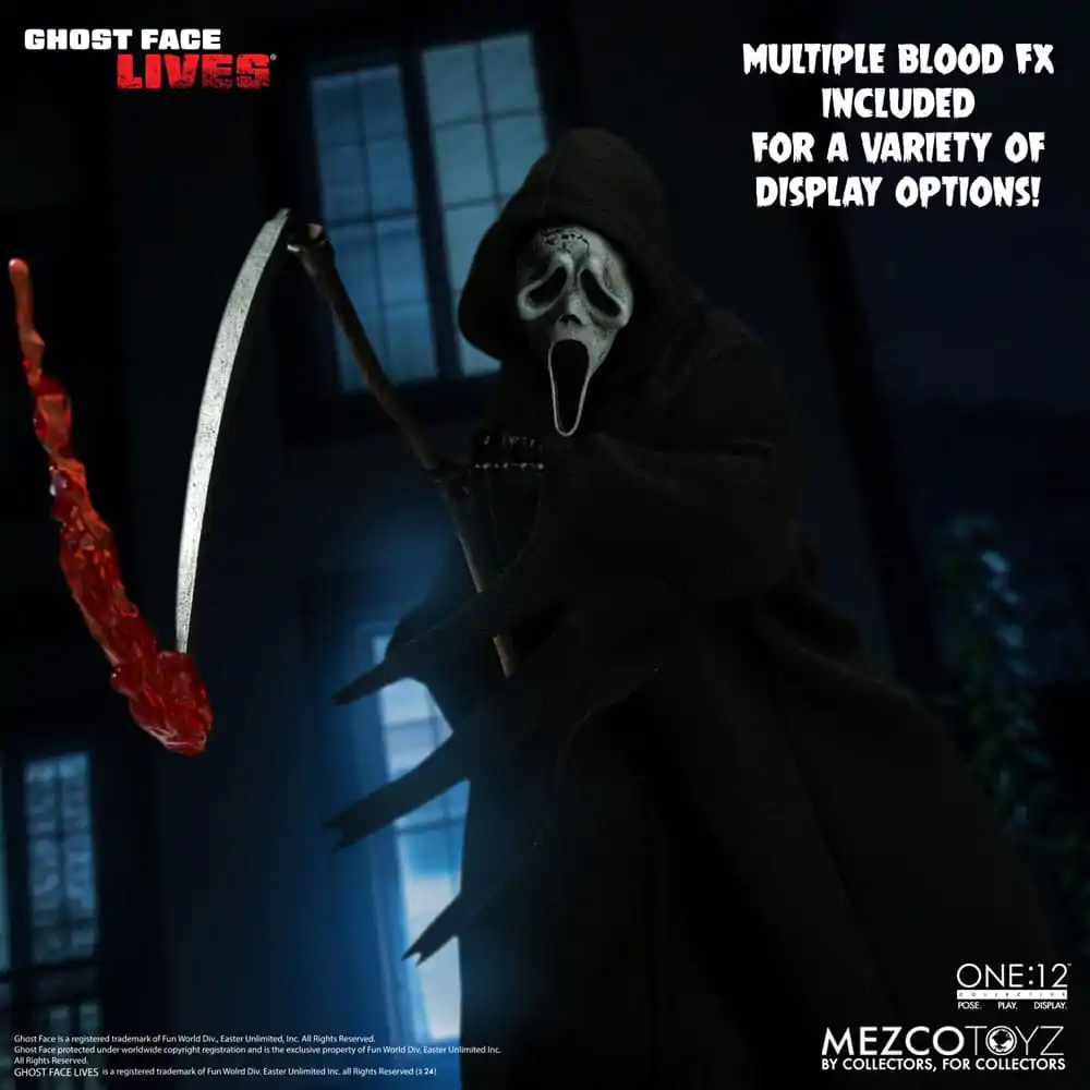 Scream 1/12 Ghost Face akciófigura 16 cm termékfotó