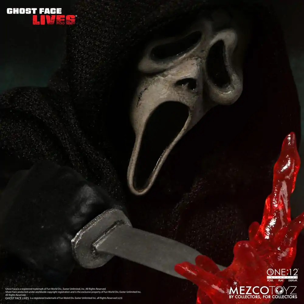 Scream 1/12 Ghost Face akciófigura 16 cm termékfotó