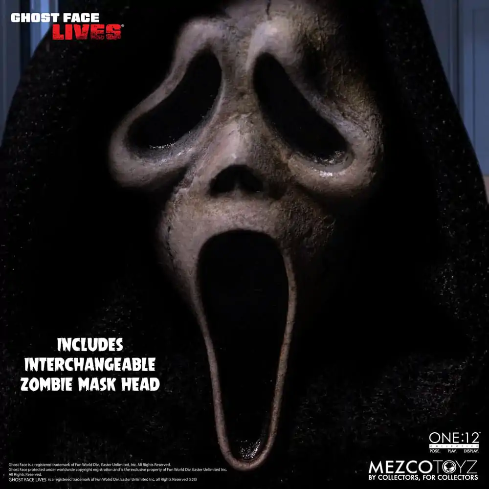 Scream 1/12 Ghost Face akciófigura 16 cm termékfotó