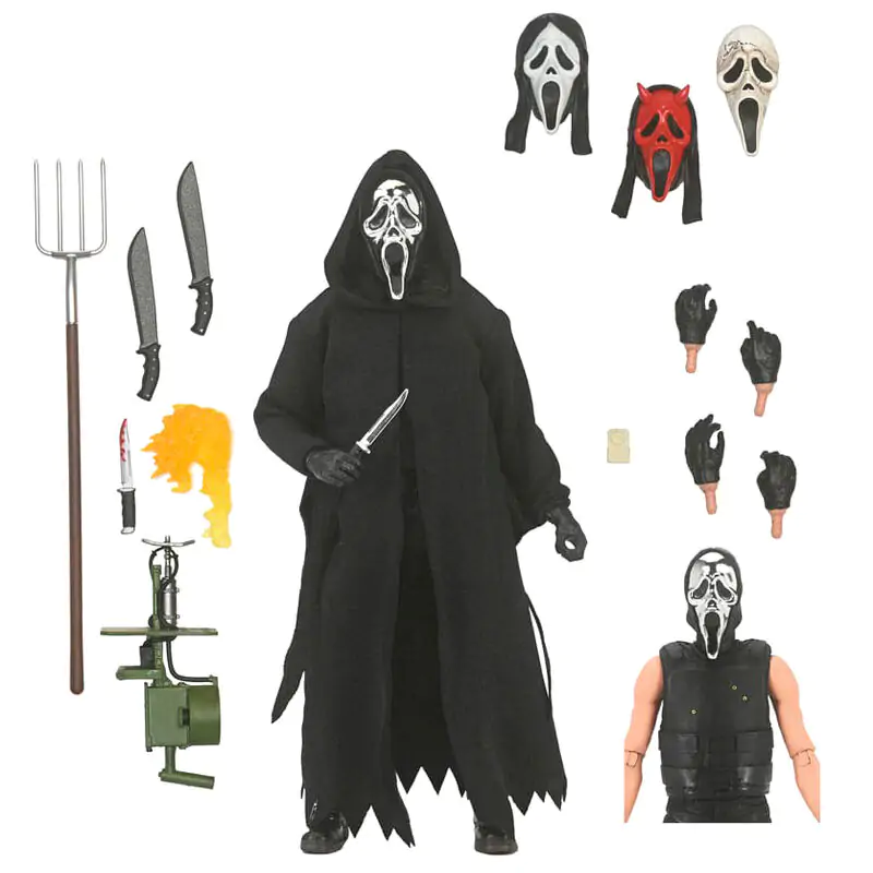 Scream Ghost Face Inferno Ultimate figura 18cm termékfotó