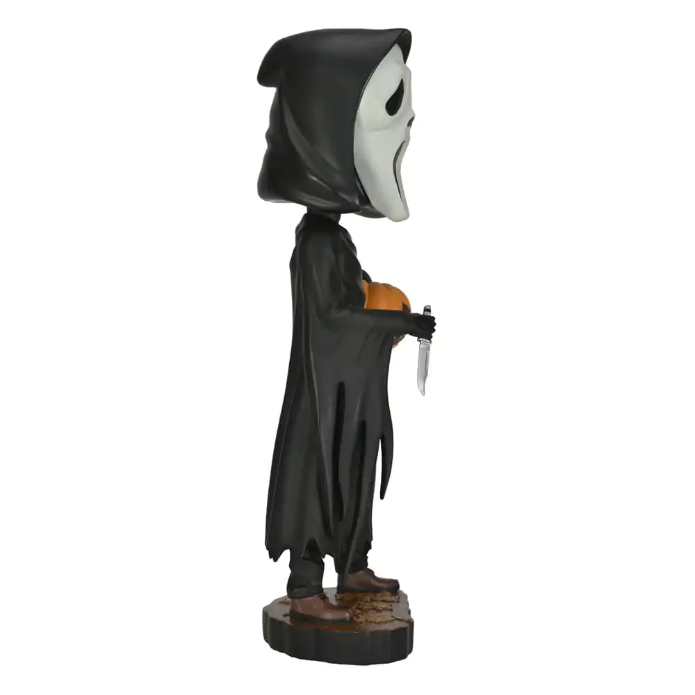 Scream Ghost Face with Pumpkin Head Knocker Bobble-Head figura 20 cm termékfotó