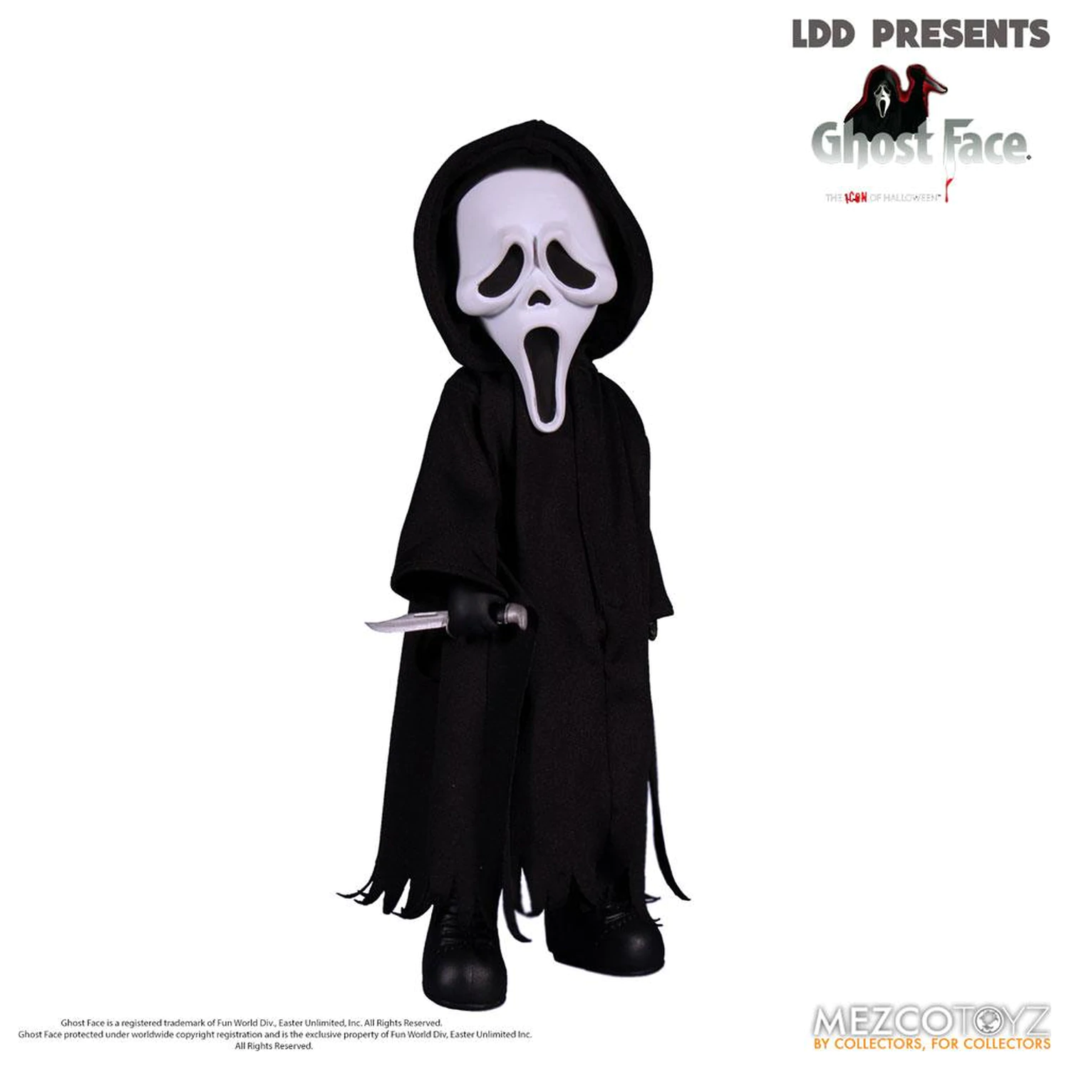 Scream Living Dead Dolls Doll Ghost Face figura 25 cm termékfotó