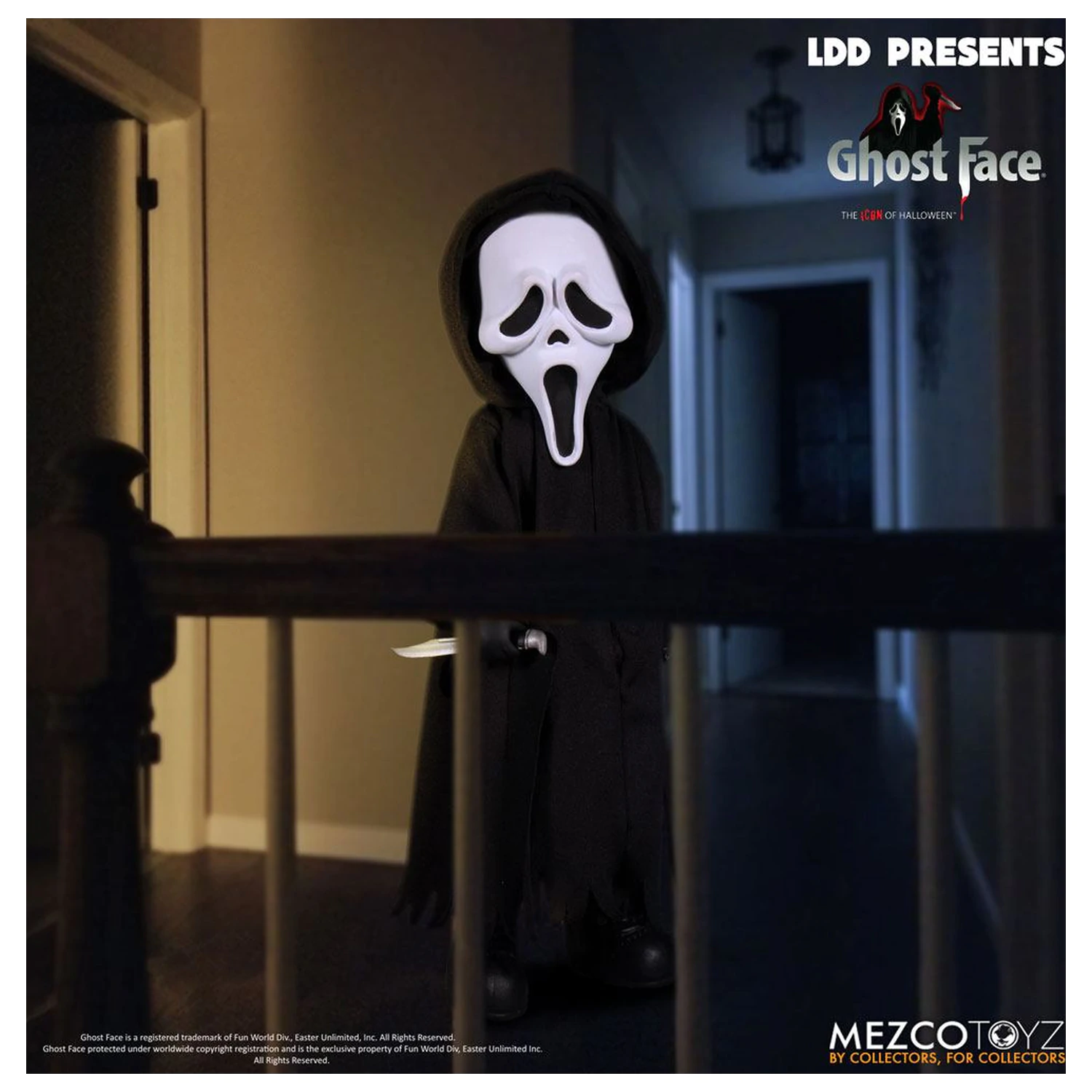 Scream Living Dead Dolls Doll Ghost Face figura 25 cm termékfotó