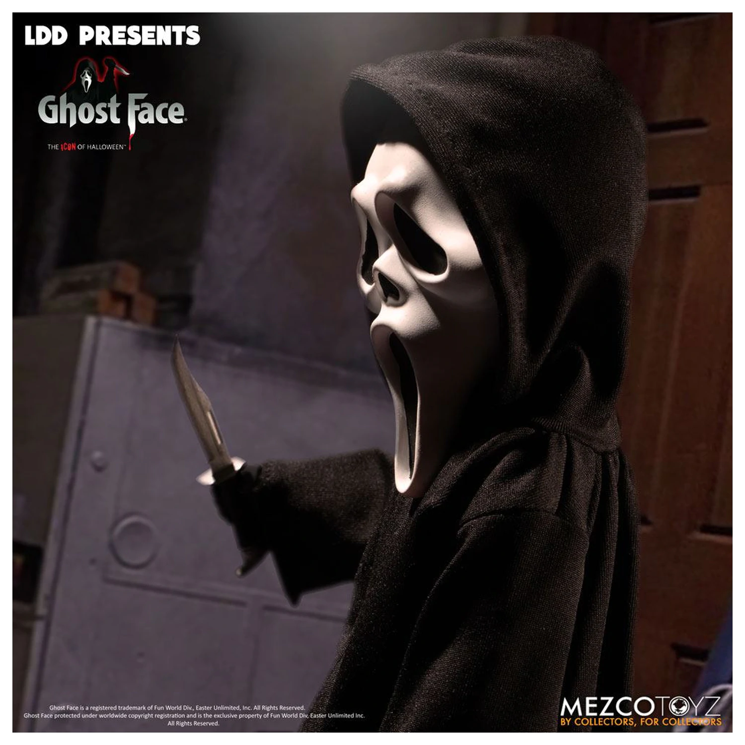 Scream Living Dead Dolls Doll Ghost Face figura 25 cm termékfotó