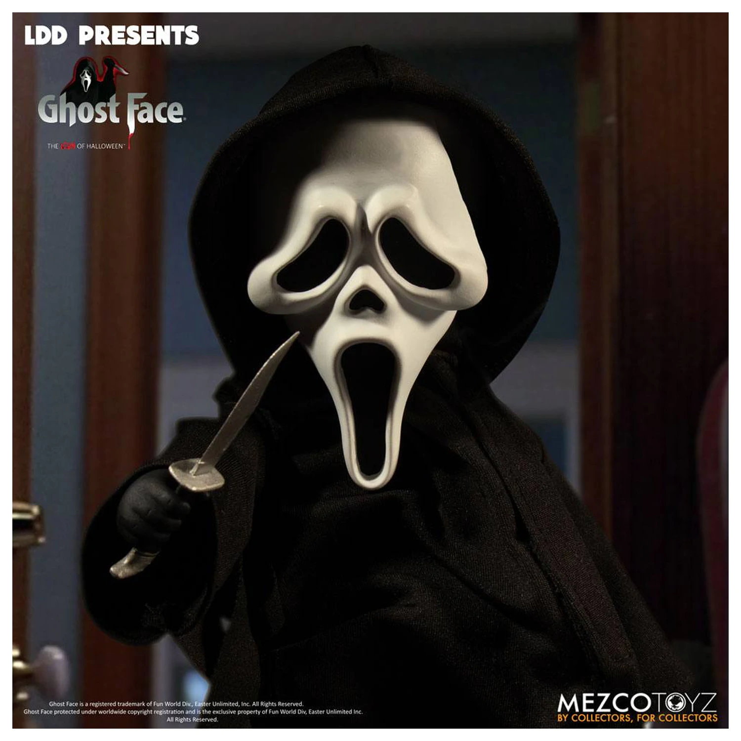 Scream Living Dead Dolls Doll Ghost Face figura 25 cm termékfotó