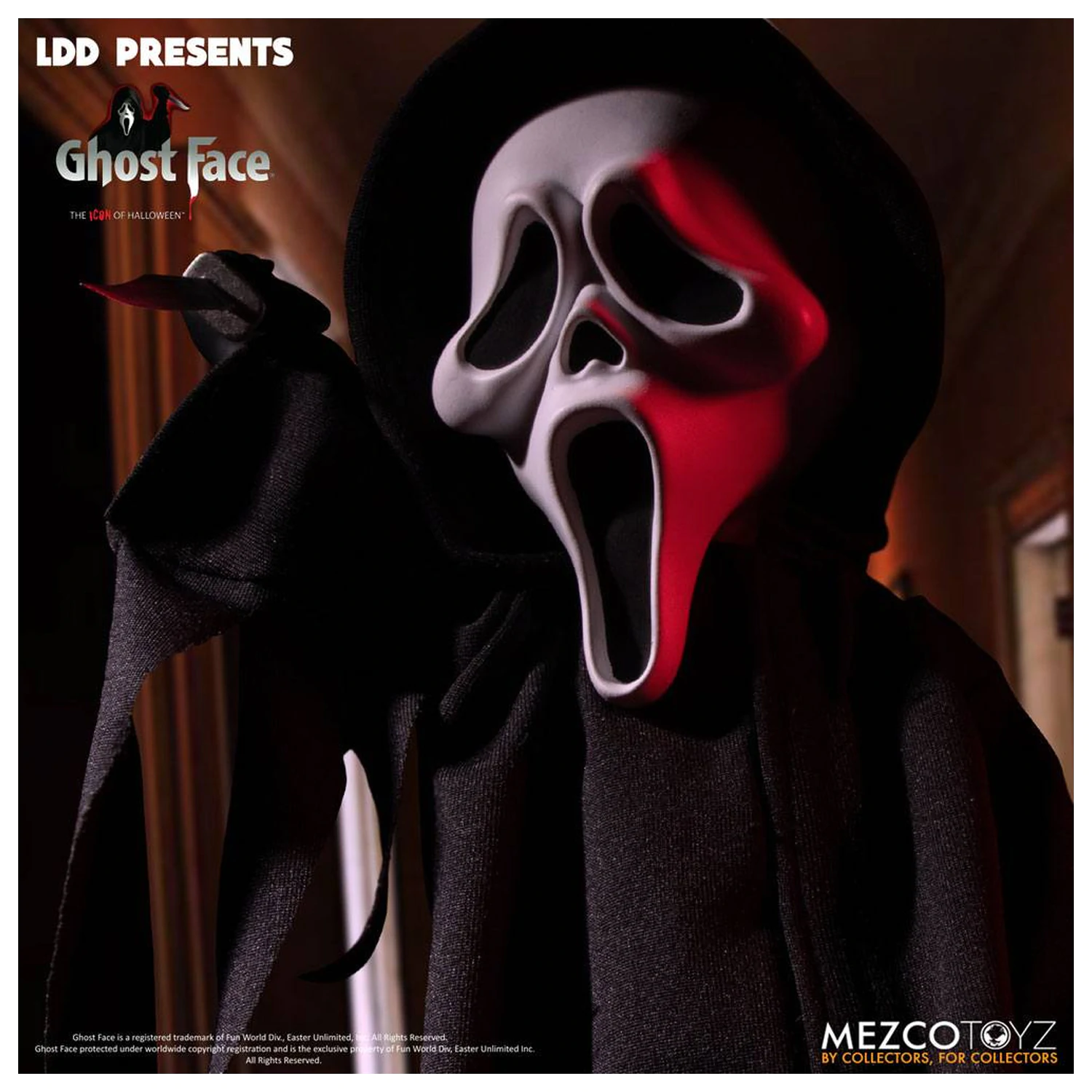 Scream Living Dead Dolls Doll Ghost Face figura 25 cm termékfotó