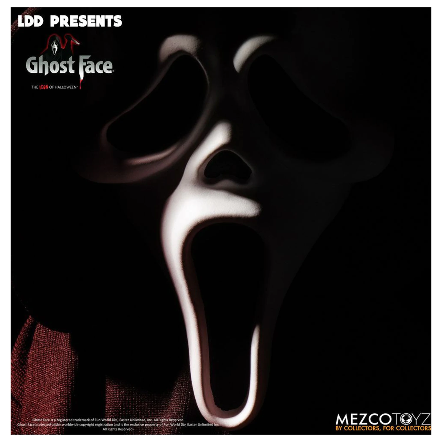 Scream Living Dead Dolls Doll Ghost Face figura 25 cm termékfotó