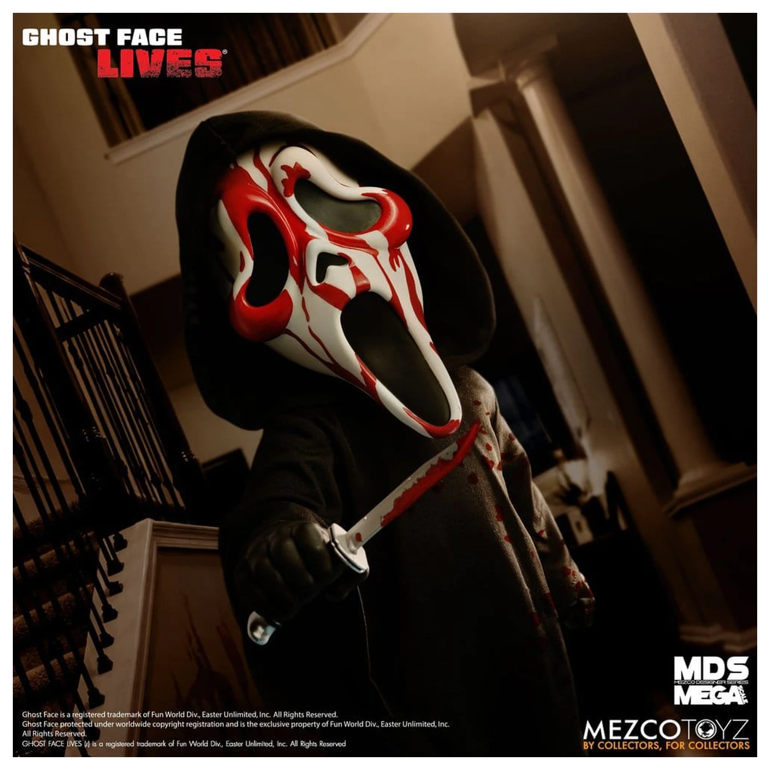 Scream MDS Roto Bloody Ghost Face figura 38 cm termékfotó