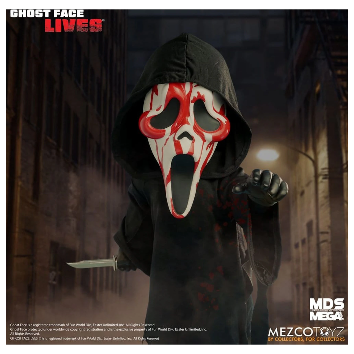 Scream MDS Roto Bloody Ghost Face figura 38 cm termékfotó