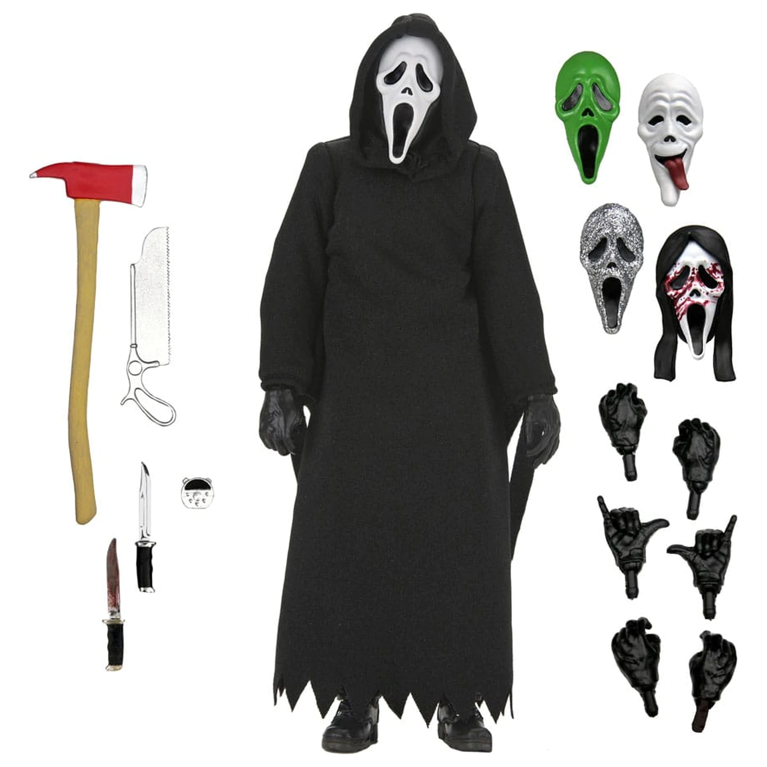Scream Ultimate Ghost Face Returns akciófigura 18 cm termékfotó