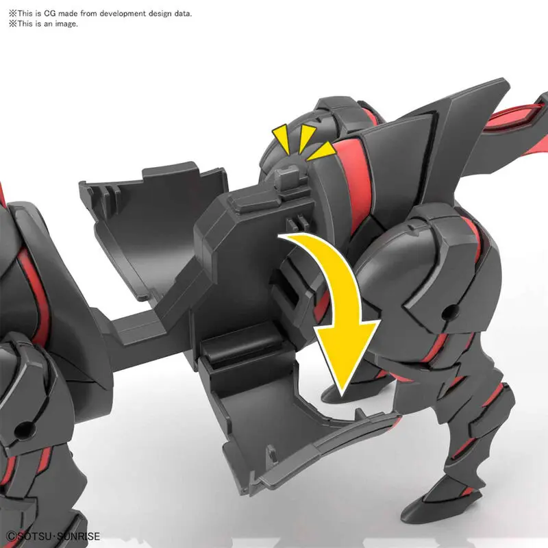 SD Gundam World Heroes War Horse modell készlet figura termékfotó